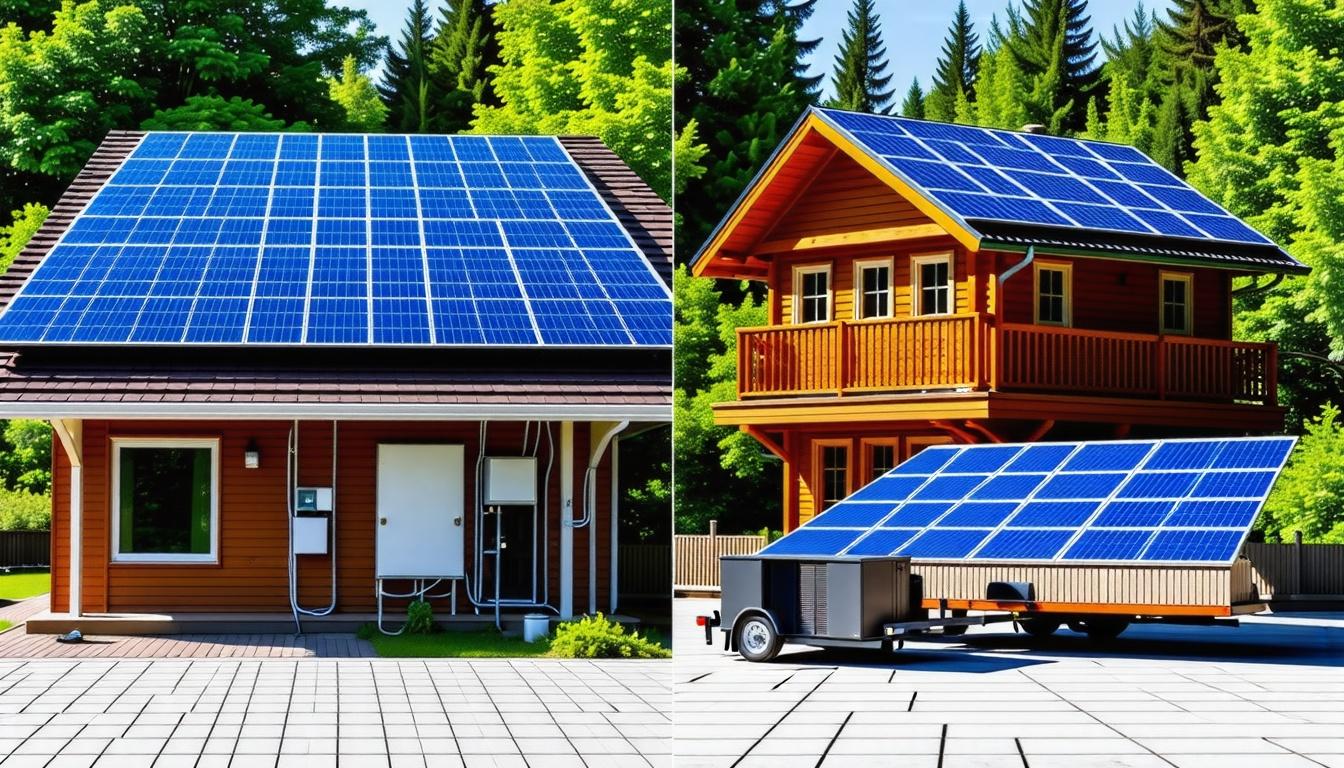 Comparing Grid-Tied and Off-Grid Solar Systems